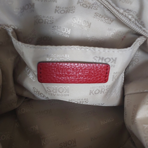 Michael Kors Red shoulder/crossbody - Picture 4 of 12